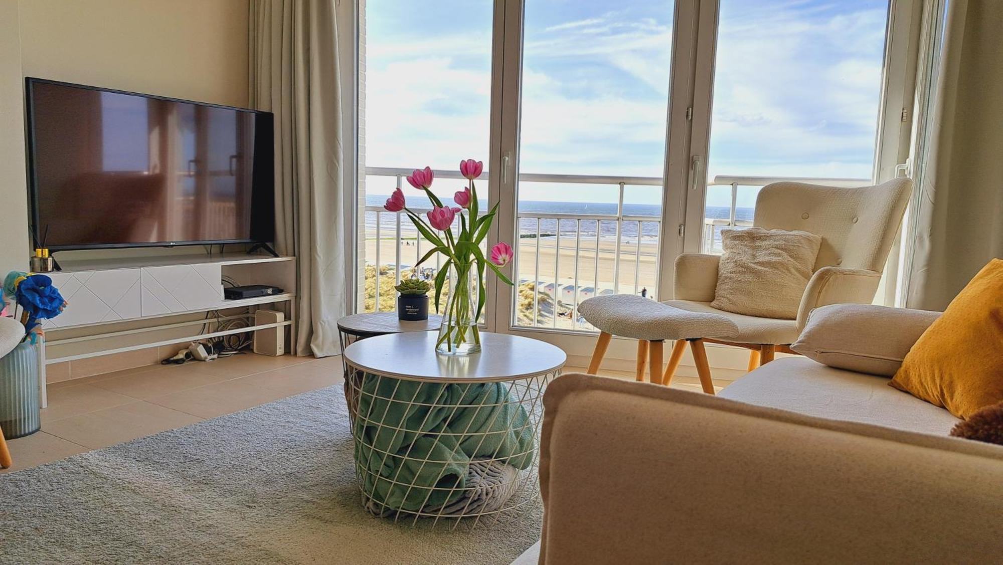 Nieuwpoort Marjolaine Prachtig Zeezicht - 4De Verdiep -Op De Dijk 5Pers Exteriér fotografie